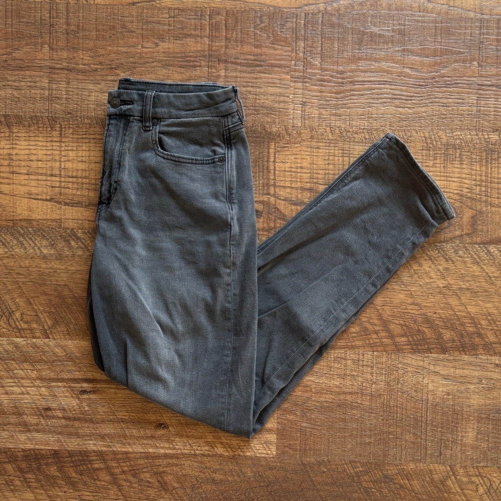 American Eagle Outfitters Women's High Rise Charcoal Jeans